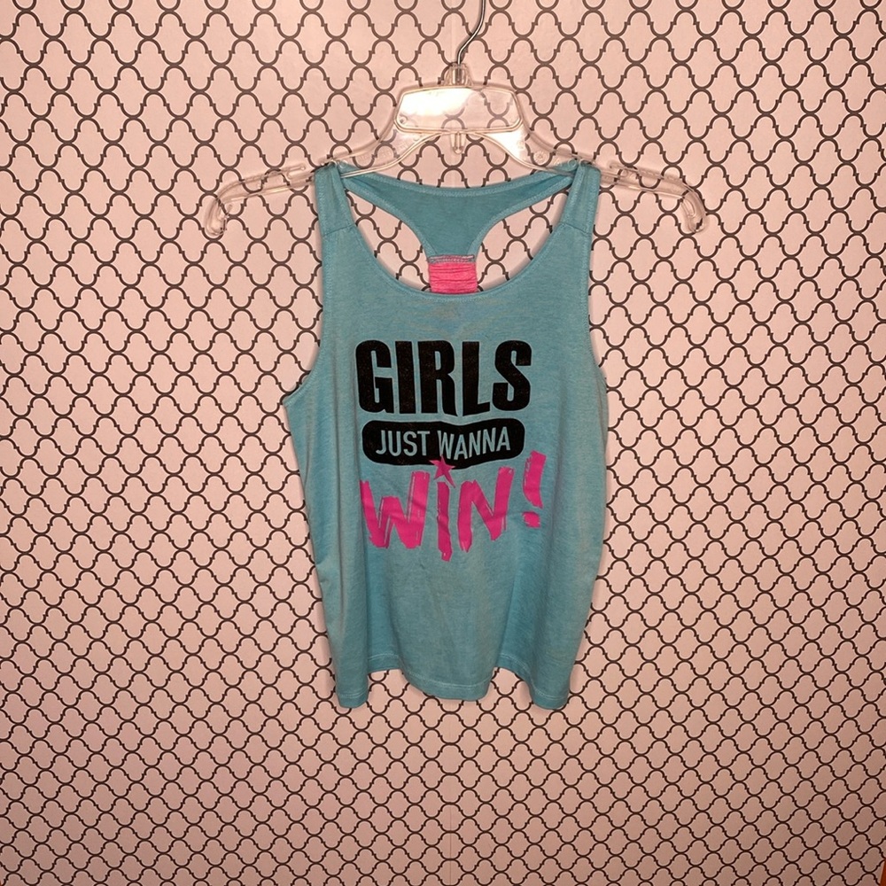 mad engine girls tank top, size L (14/16)